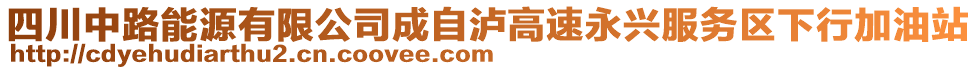 四川中路能源有限公司成自瀘高速永興服務(wù)區(qū)下行加油站