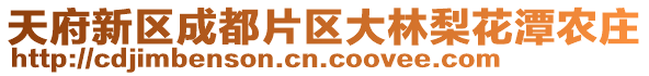 天府新區(qū)成都片區(qū)大林梨花潭農(nóng)莊