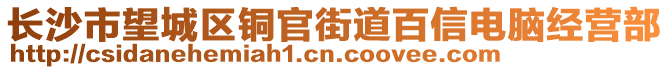 長沙市望城區(qū)銅官街道百信電腦經(jīng)營部