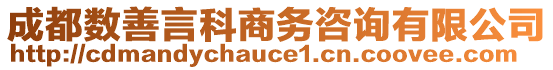 成都數(shù)善言科商務(wù)咨詢有限公司