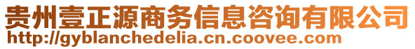 貴州壹正源商務信息咨詢有限公司