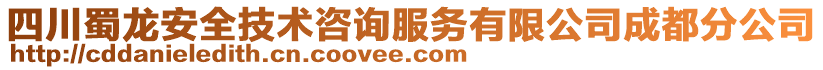 四川蜀龍安全技術咨詢服務有限公司成都分公司