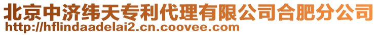 北京中濟緯天專利代理有限公司合肥分公司