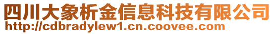 四川大象析金信息科技有限公司