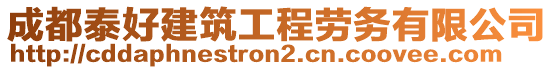 成都泰好建筑工程勞務(wù)有限公司