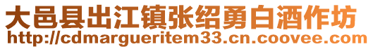 大邑縣出江鎮張紹勇白酒作坊