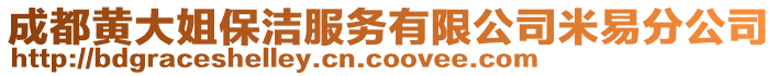 成都黃大姐保潔服務(wù)有限公司米易分公司