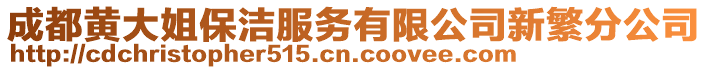 成都黃大姐保潔服務有限公司新繁分公司