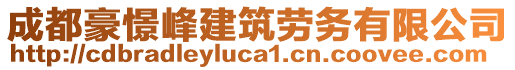 成都豪憬峰建筑勞務(wù)有限公司