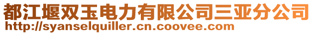 都江堰雙玉電力有限公司三亞分公司