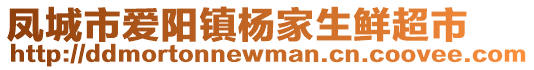 鳳城市愛陽鎮(zhèn)楊家生鮮超市