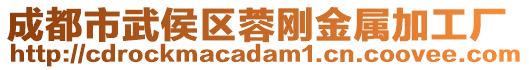 成都市武侯區(qū)蓉剛金屬加工廠