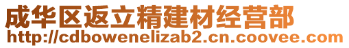 成華區(qū)返立精建材經(jīng)營部