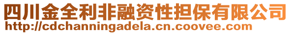 四川金全利非融資性擔(dān)保有限公司