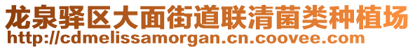 龍泉驛區(qū)大面街道聯(lián)清菌類種植場(chǎng)