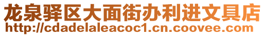 龍泉驛區(qū)大面街辦利進(jìn)文具店
