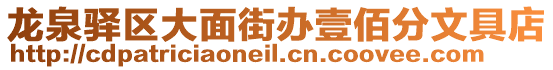 龍泉驛區(qū)大面街辦壹佰分文具店