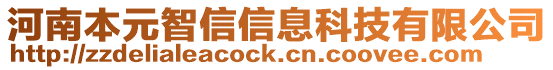 河南本元智信信息科技有限公司