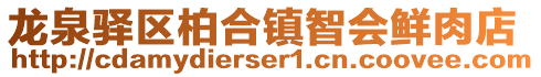 龍泉驛區柏合鎮智會鮮肉店