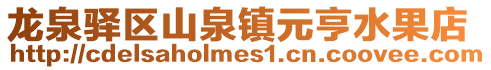 龍泉驛區(qū)山泉鎮(zhèn)元亨水果店