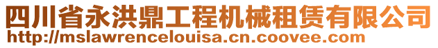 四川省永洪鼎工程機(jī)械租賃有限公司