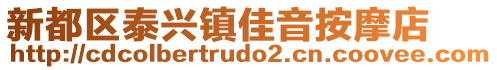 新都区泰兴镇佳音按摩店