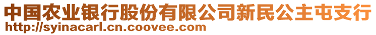 中國農(nóng)業(yè)銀行股份有限公司新民公主屯支行