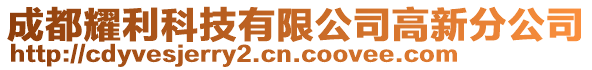 成都耀利科技有限公司高新分公司