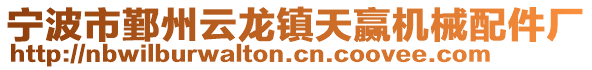 寧波市鄞州云龍鎮天贏機械配件廠