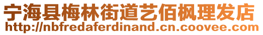 宁海县梅林街道艺佰枫理发店