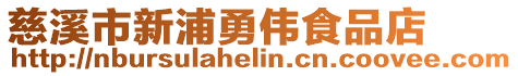慈溪市新浦勇偉食品店