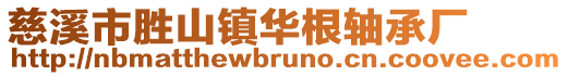 慈溪市勝山鎮華根軸承廠