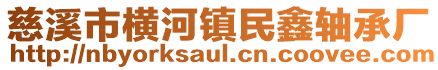 慈溪市橫河鎮(zhèn)民鑫軸承廠