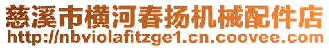 慈溪市橫河春揚機械配件店
