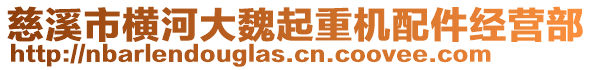 慈溪市橫河大魏起重機配件經(jīng)營部