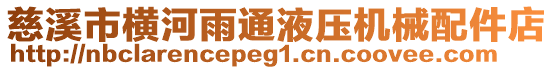慈溪市橫河雨通液壓機械配件店