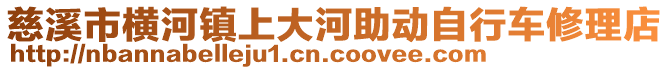 慈溪市橫河鎮上大河助動自行車修理店