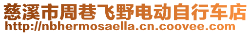 慈溪市周巷飛野電動自行車店