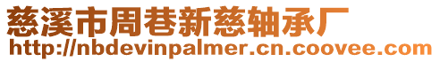 慈溪市周巷新慈軸承廠