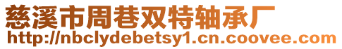 慈溪市周巷雙特軸承廠