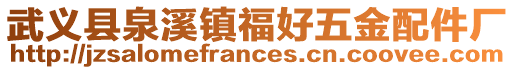 武義縣泉溪鎮福好五金配件廠