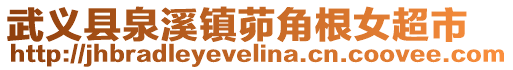 武義縣泉溪鎮(zhèn)茆角根女超市