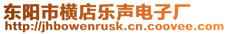 東陽市橫店樂聲電子廠