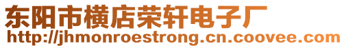 東陽市橫店榮軒電子廠