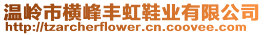溫嶺市橫峰豐虹鞋業(yè)有限公司