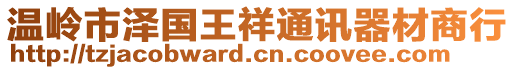 溫嶺市澤國(guó)王祥通訊器材商行