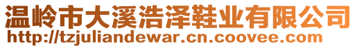 溫嶺市大溪浩澤鞋業(yè)有限公司