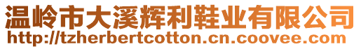 溫嶺市大溪輝利鞋業有限公司