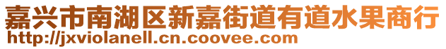嘉興市南湖區新嘉街道有道水果商行