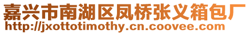 嘉興市南湖區鳳橋張義箱包廠